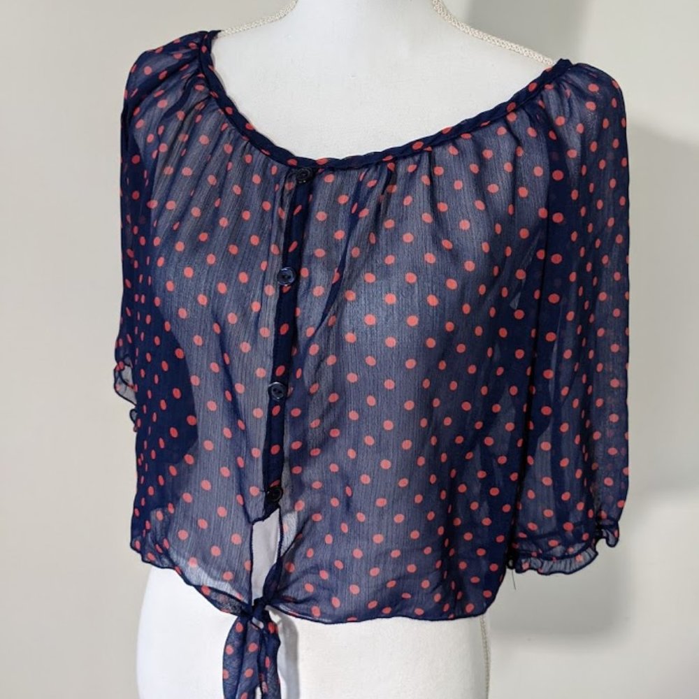 Color Of Love Pokodot  Crop Top NWT